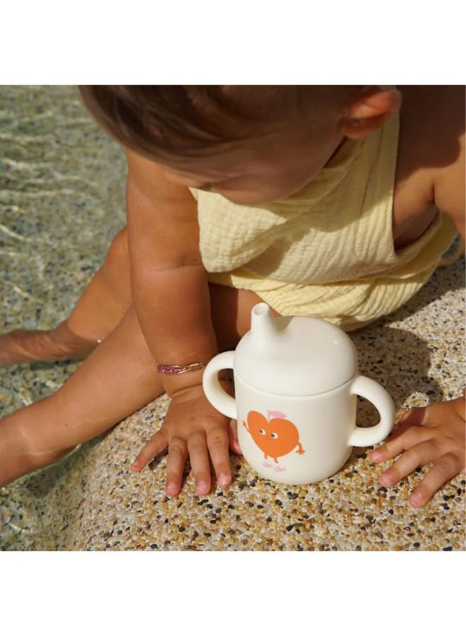 SUNNY LIFE  Sippy Cup Poppy the Peach Cream  | Best Price UAE